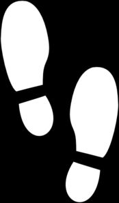 174x297 Silhouette Cameo Shoe Prints Clipart