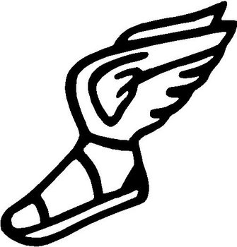 335x350 With Wings, Vinyl Cut Decal