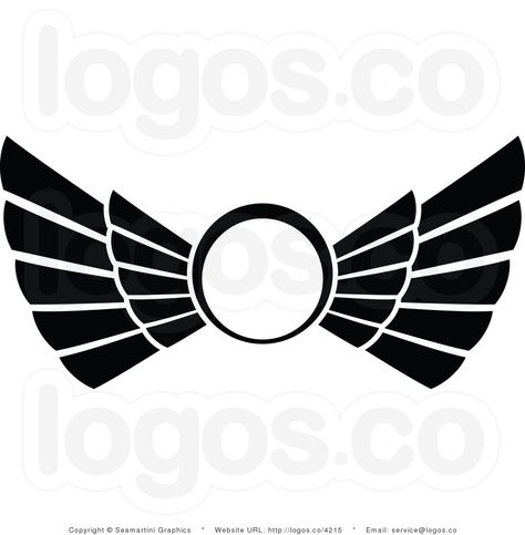 474x483 Royalty Free Black Wings Logo Form For Function