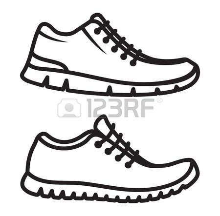 450x443 Clipart Running Shoes Many Interesting Cliparts