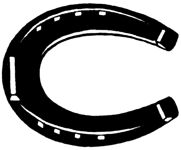 600x499 Horse Shoe Clipart Black And White Clipart Free Clipart