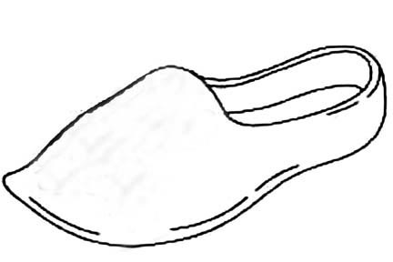 432x288 Wooden Shoe Clipart