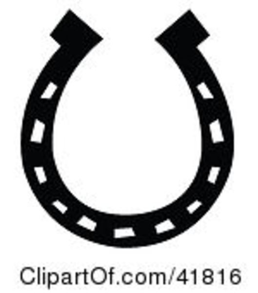 529x600 Horse Shoes Clipart