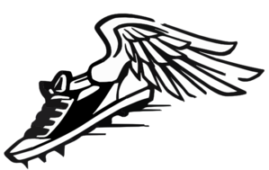 299x189 Track Clip Art Track Shoe With Wings Clipart Panda