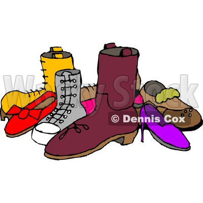 400x400 Of Assorted Shoes Clipart Picture Djart