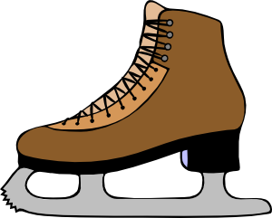 300x241 Ice Skate Shoe Clip Art Free Vector 4vector