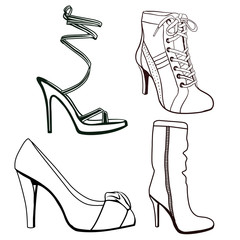 Shoes Outline | Free download on ClipArtMag