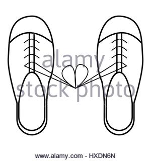 300x320 Tied Shoes Joke Vector Icon Stock Vector Art Amp Illustration