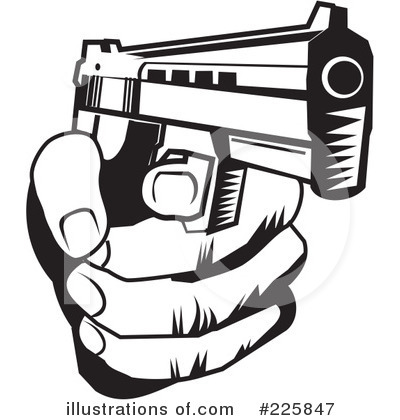 400x420 Shooter Clipart Handgun