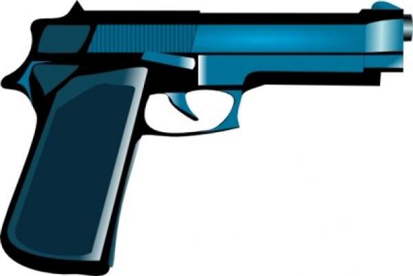 600x401 Blue Gun Clip Art Cwemi Images Gallery