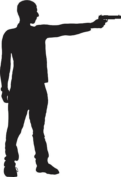 418x612 Man With Gun Clipart