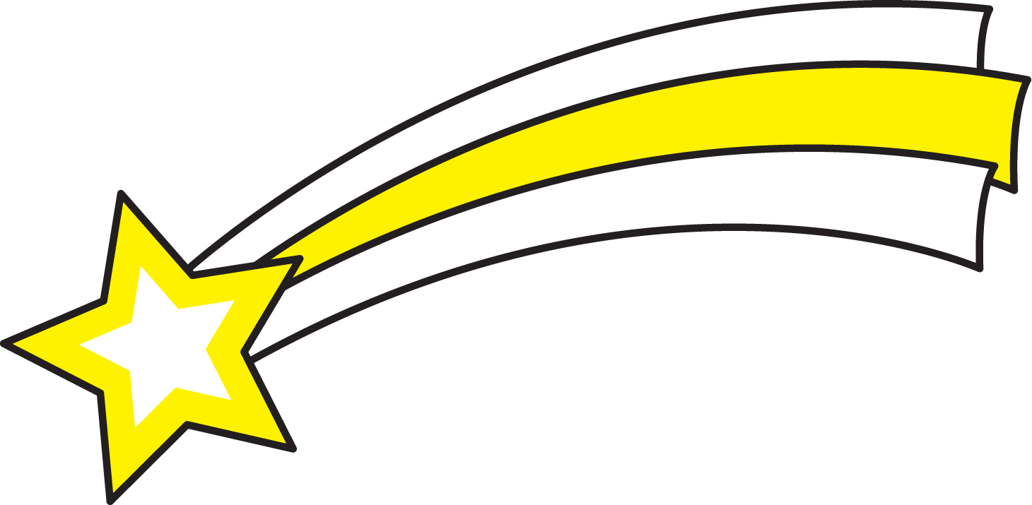 1460x715 Shooting Star Clipart Outer Space