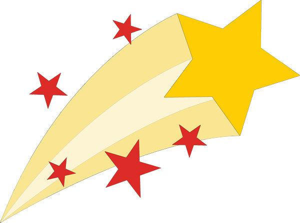 600x447 Shooting Star Clipart Rising Star