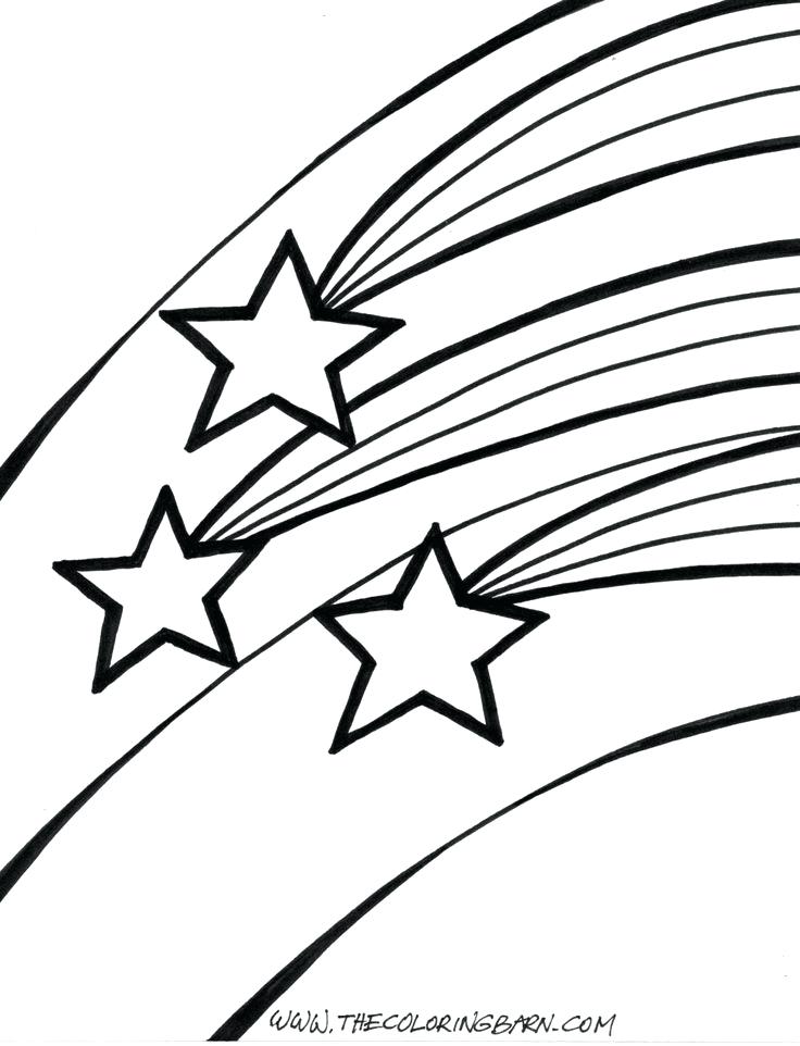 736x962 Shooting Star Coloring Pages Murderthestout