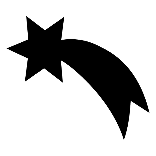 512x512 Shooting Star Silhouette 01
