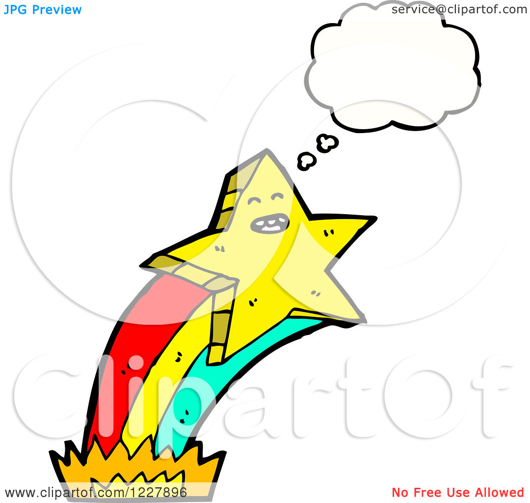 1080x1024 3d Shooting Star Clipart