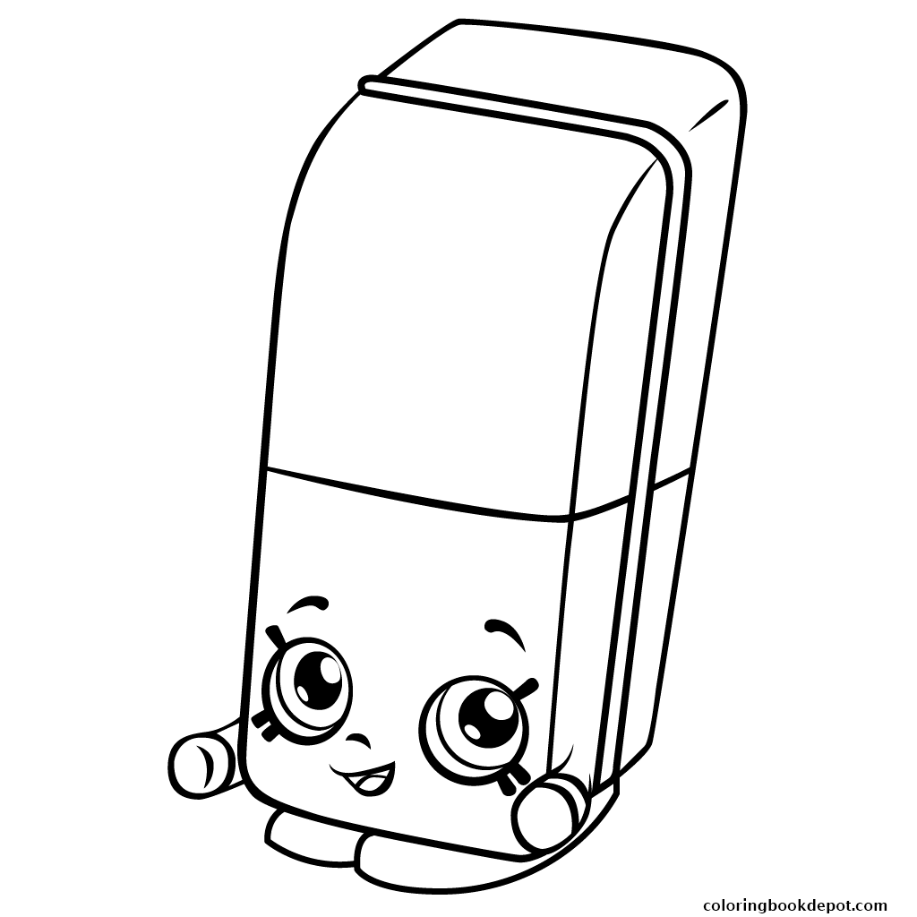 1024x1024 Free Erica Eraser Shopkins Season 3 Coloring Pages