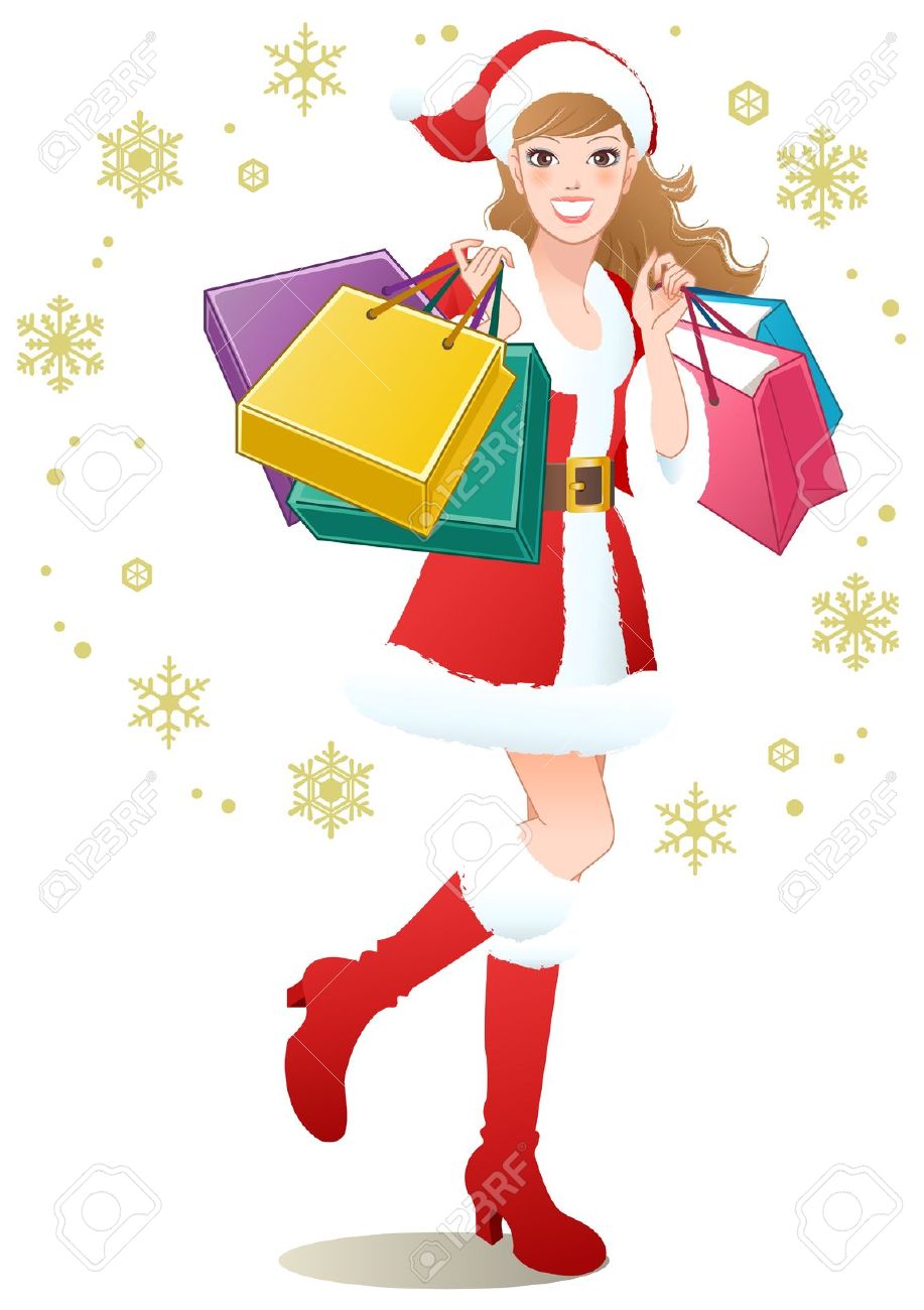 917x1300 Christmas Shopping Clipart Many Interesting Cliparts