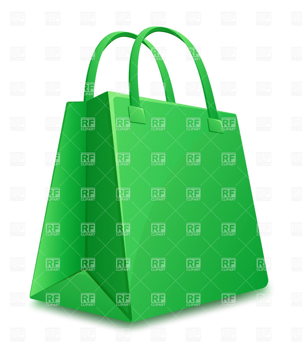 1031x1200 Green Shopping Bag Icon Royalty Free Vector Clip Art Image