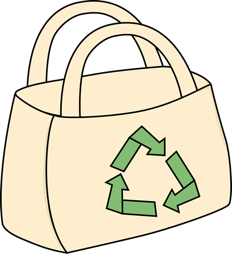 458x500 Eco Friendly Shopping Bag Clip Art