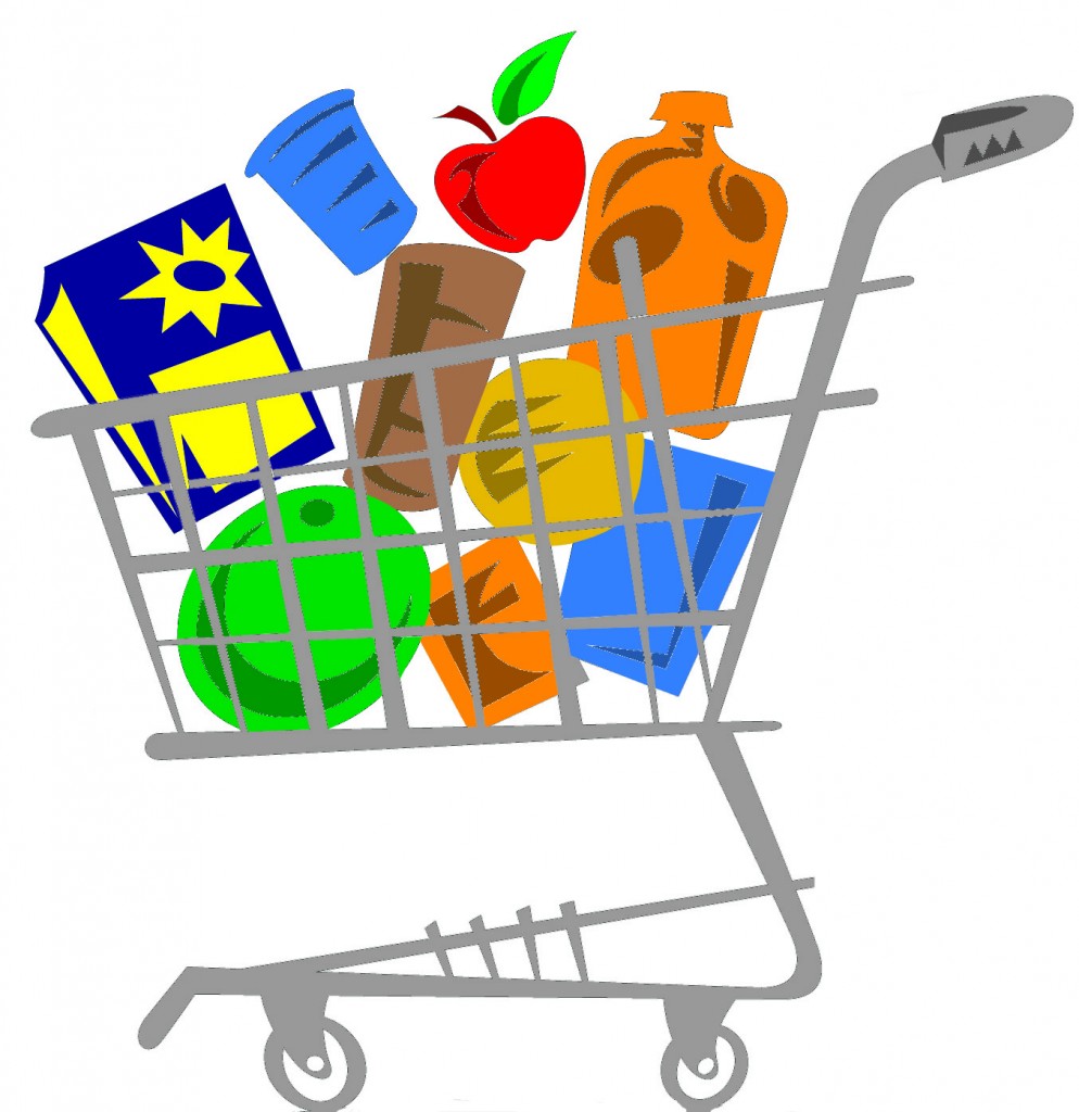 994x1024 Clip Art Cart Full Shopping Clipart