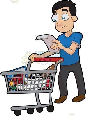 296x400 Shopping Cart Clipart
