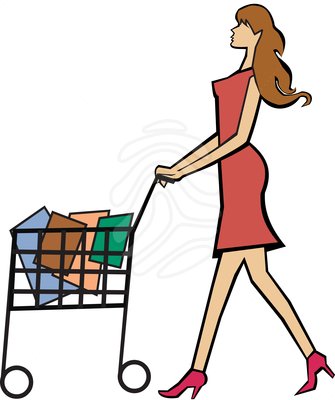 335x400 Clipart Shopping