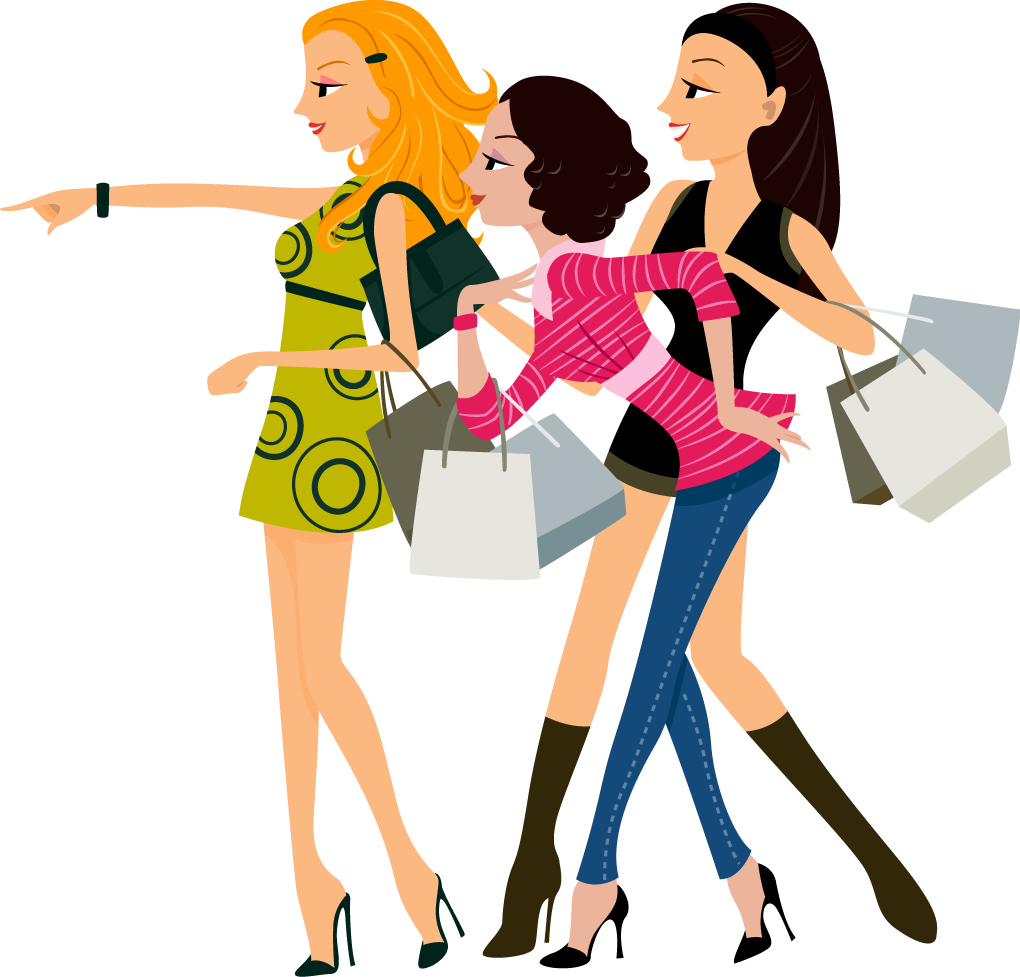 1020x977 Fashion Clipart Going Shopping