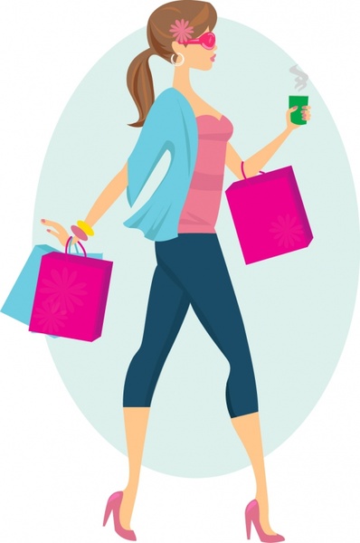 398x600 Graphics For Shopping Girl Clip Art Graphics