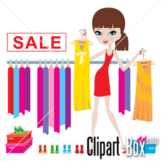 324x324 People Shopping Clipart