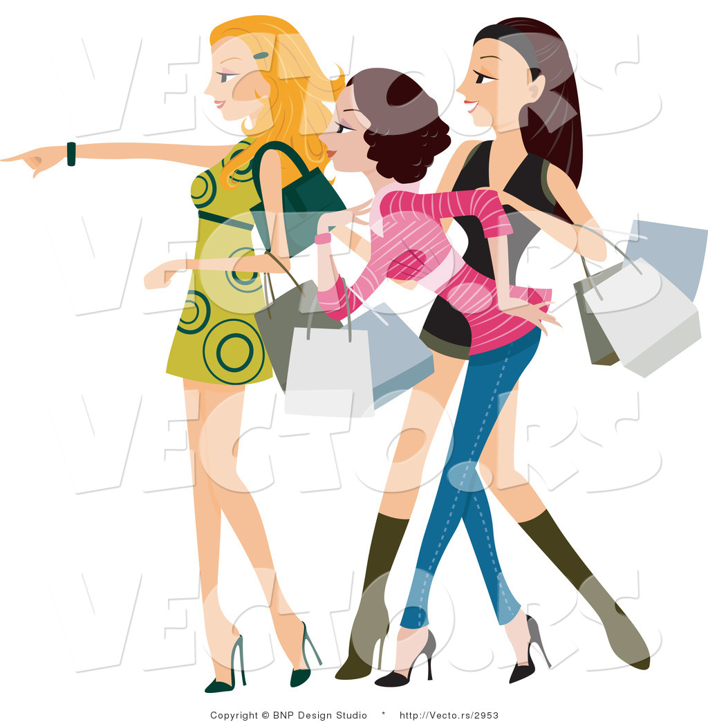 Shopping Girl Cliparts Free Download On Clipartmag