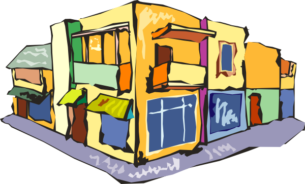 600x363 Image Of Shopping Mall Building Clipart