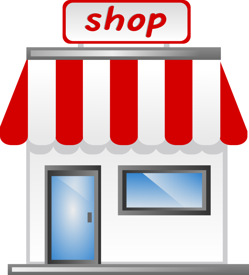 814x900 Image Of Shopping Mall Building Clipart