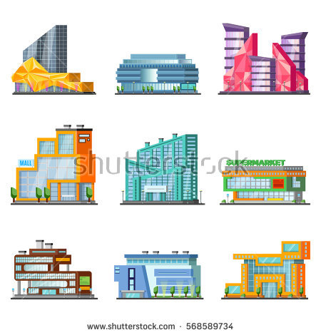 450x470 Mall Clipart Vector