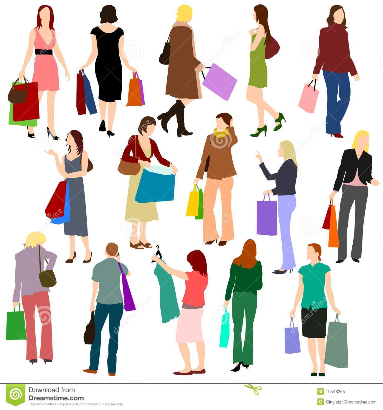 1300x1390 Shopping Mall Clipart