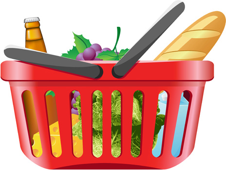 464x349 Supermarket Shopping Clipart Free Vector Download (4,684 Free