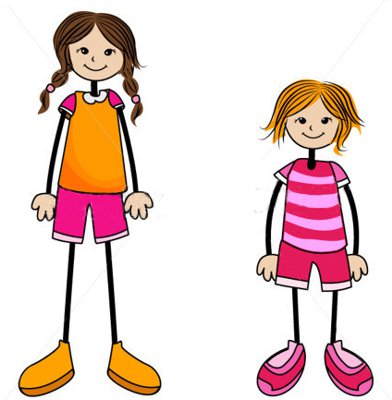392x400 And Short People Clipart