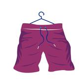 170x170 Purple Shorts Clip Art