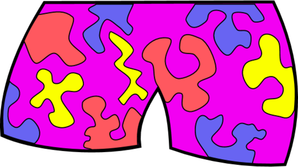 600x337 Summer Shorts Clipart