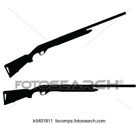 450x401 Clipart Of Weapons Silhouette Collection