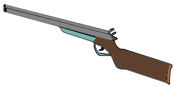 584x293 Shotgun Clipart Clip