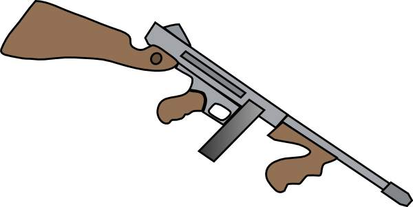 600x301 Shotgun Clipart Machine Gun
