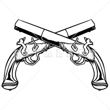 361x361 Drawn Shotgun Clipart