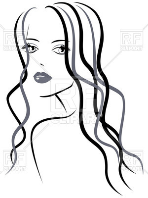 300x400 Portrait Of Beautiful Girl With Long Hair And Naked Shoulder