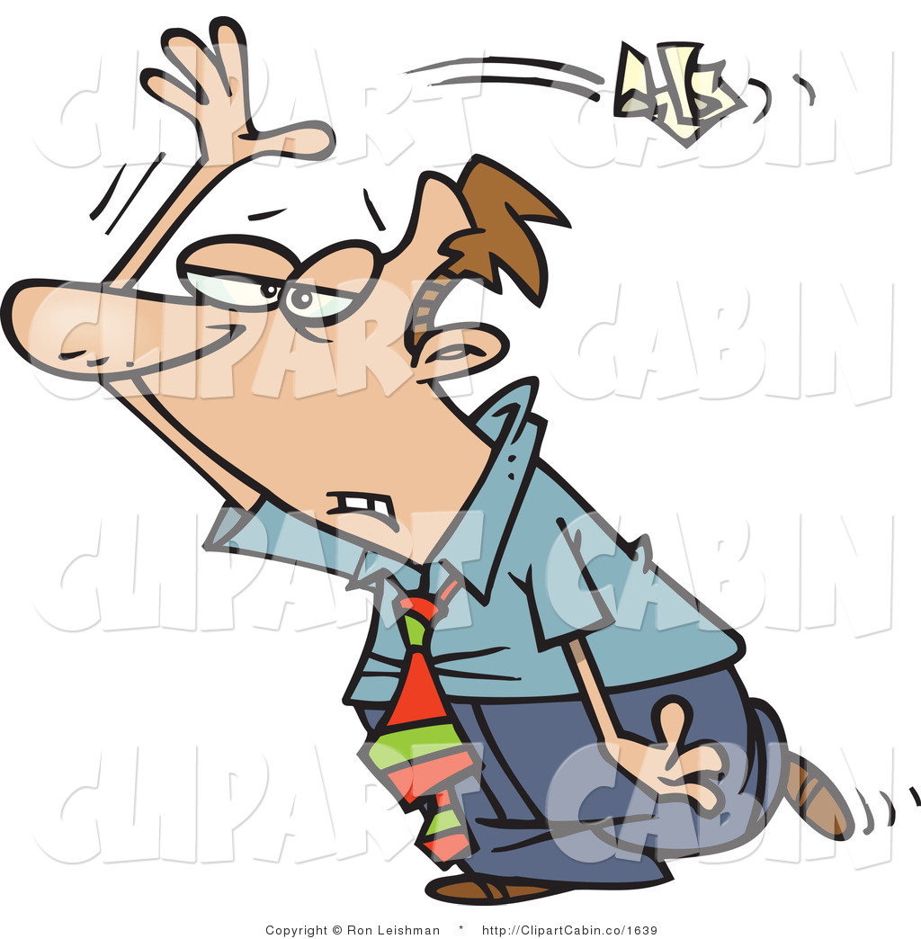 1024x1044 Shoulder Clipart Clip Art Vector Cartoon Of A Fed Up Employee