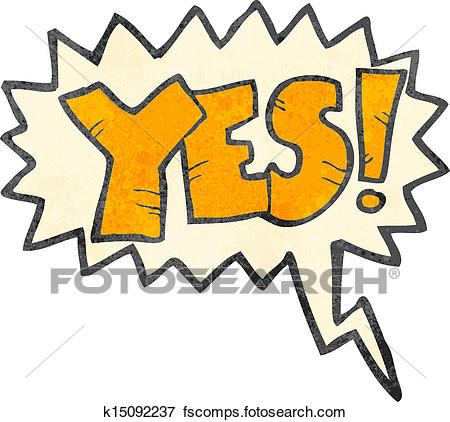 450x422 Clip Art Of Retro Cartoon Comic Book Yes Shout K15092237