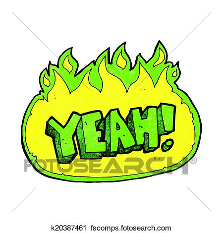 450x470 Clipart Of Cartoon Yeah! Shout K20387461