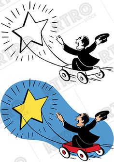 236x334 A Man Hopping Up And Down With Anger Vintage Retro Clip Art