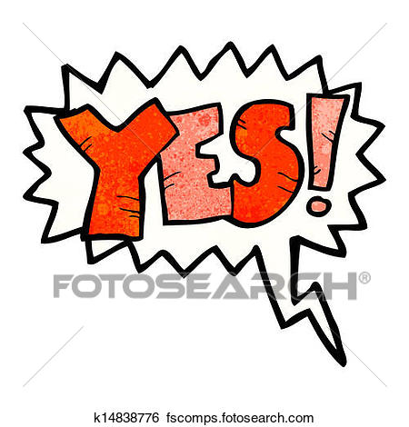450x470 Clip Art Of Cartoon Yes Shout K14838776