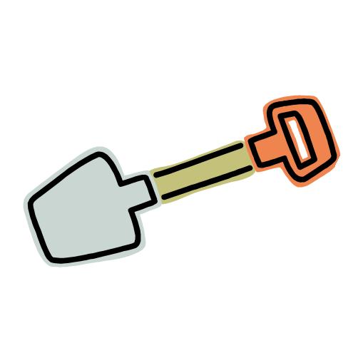 502x502 Gardening Shovel Clip Art